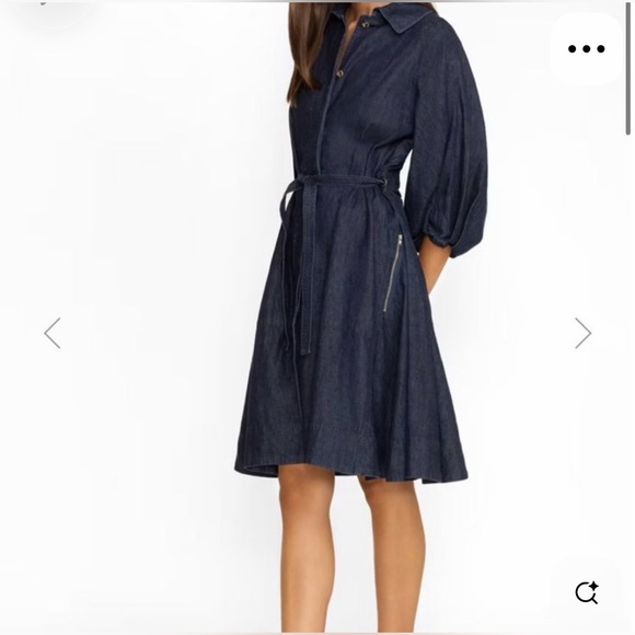 Johnny Was Denim Midi Dress - Picture 2 of 8